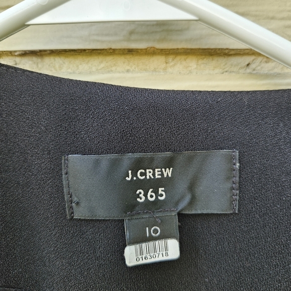 J. Crew 365 French Girl collarless double breasted black blazer size 10 - Picture 3 of 8